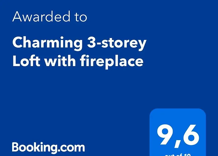 Charming 3-storey Loft With Fireplace Chalet *